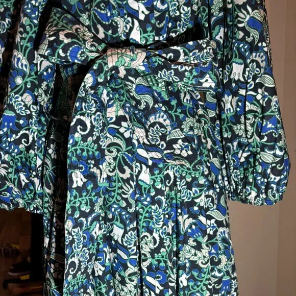 ๐ NWT Tuckernuck Lyles Batik Floral Maxi Dress - Size XXL - Picture 11 of 14